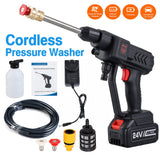 Wireless High Pressure Washer Gun